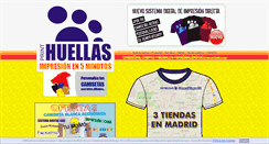 Desktop Screenshot of camisetas-personalizadas-huellas.com